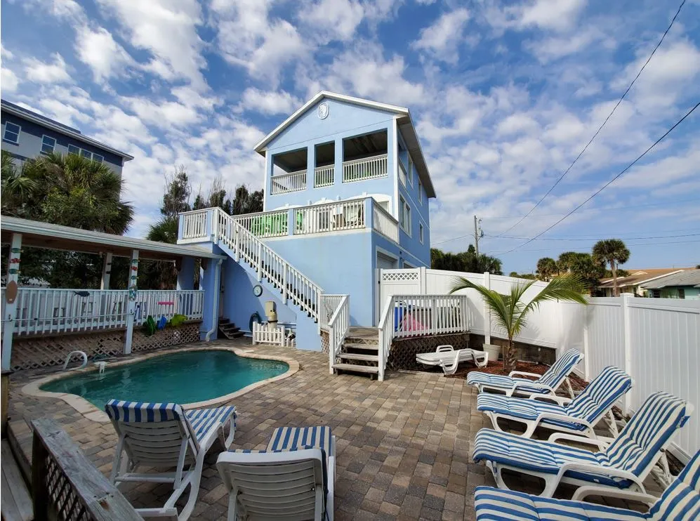 Multi-Level Direct Oceanview House Near Cocoa Beach Pier