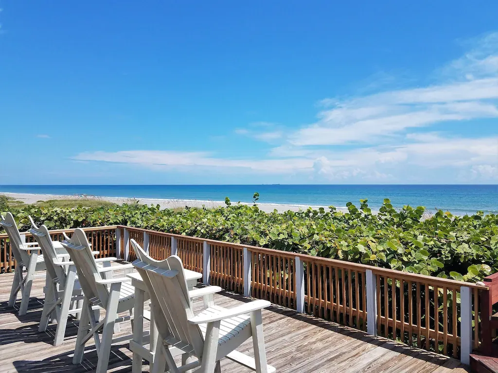 Oceanfront Vacation Home in South Cocoa Beach - Sleeps 12 | Multi-Story House with Direct Ocean Views (127S)